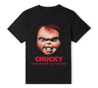 Chucky Official Friends Till The End T-Shirt - Black | Size: Medium Chucky Black M
