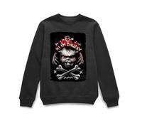 Chucky Official Hi I'm Sweatshirt - Black | Size: Small Chucky Black S