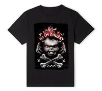 Chucky Official Hi I'm T-Shirt - Black | Size: Large Chucky Black L