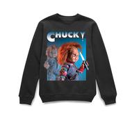 Chucky Official Nasty 90' Sweatshirt - Black | Size: Small Chucky Black S
