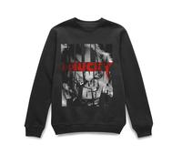 Chucky Official Typographic Sweatshirt - Black in White | Size: Large Chucky White L