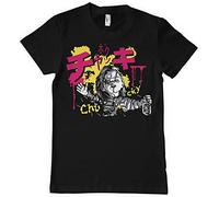 Chucky Officially Licensed Graffiti Big & Tall Mens T-Shirt (Black), XXXX-Large