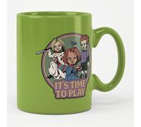 Chucky Officially Licensed It's Time to Play Coffee Mug (Green)