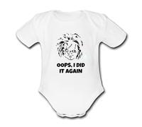 CHUCKY OOPS I DID IT AGAIN Unique Baby Vest Baby Grow Babygrow Cute Funny Bodysuit