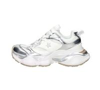 Chucky Quinn SHOPART Women's Sneakers White Silver, White, 8 UK