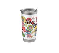 Chucky & Tiffany Black Valentine All-Over Print Stainless Steel Insulated Tumbler