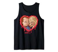 Chucky & Tiffany Bleeding Heart Tank Top, Men, Black, Small