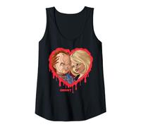 Chucky & Tiffany Bleeding Heart Tank Top, Women, Black, XX-Large