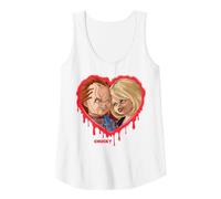 Chucky & Tiffany Bleeding Heart Tank Top, Women, White, Large