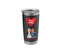 Chucky & Tiffany Blood Red Balloon Stainless Steel Insulated Tumbler