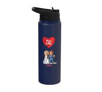 Chucky & Tiffany Blood Red Balloon Stainless Steel Insulated Water Bottle