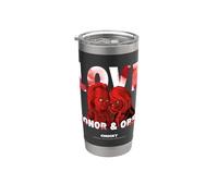 Chucky & Tiffany Blood Stained Love Honor Obey Stainless Steel Insulated Tumbler