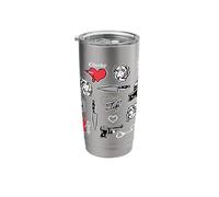 Chucky & Tiffany Killer Tools Black All-Over Print Stainless Steel Insulated Tumbler