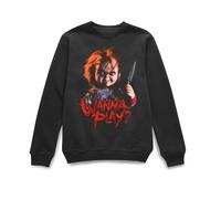 Chucky Wanna Play? Christmas Jumper - Black - XXL