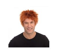 Ginger Chisel Wig - Men's Halloween Costume - Flashy Red Hair - UK Brand