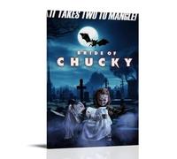 ChuckyWaterproof Poster Wall Painting Canvas Decorative Painting Suitable for Office Bedroom Decoration Living Room PosterFrame-style24x36inch(60x90cm)