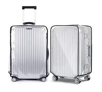 Chudian 2 Pieces Clear PVC Suitcase Luggage Cover, 28 Inch Waterproof Suitcase Cover Protectors Dustproof and Scratchproof Protective Luggage Cover for Suitcases Travel Luggage