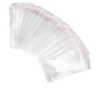 Chudian 400 Clear Cellophane Bags - OPP Plastic Food Grade Self-adhesive Sealing Treat Storage Gift Bags for Candy, Wedding Cookies, Valentine Chocolates, Snacks (3.2 x 5.5 Inches)