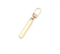 CHUDOU Zip Puller,Zipper Pull 6pcs Detachable Metal Zipper Pullers Zipper Sliders Head Pull Tab Bags Down Jacket Zip Repair Kits DIY Craft Sewing Accessories Zipper Pull Replacement(Color:Gold)(Gold)