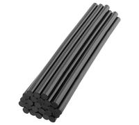 CHUEHKAK Pack of 120 Hot Glue Sticks, Black, Hot Glue Gun Sticks, 11 mm x 270 mm, Hot Glue Sticks, Universal Hot Glue Cartridges, for DIY, Repairing, Decorating