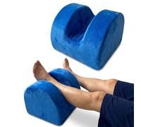 chufa Knee Surgery Recovery Pillow for Knee Replacement - Hip Abductor Leg Alignment Wedge, Memory Foam, Removable Washable Cover, Non-Slip Base, Sleeping Support for Post-Op