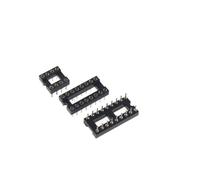 ChuFort DIP IC Sockets 2.54mm Round Hole PCB Connector 6-40 Pin(28P 5PCS)