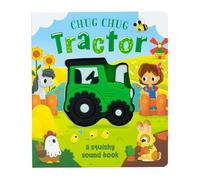 Chug Chug Tractor | Squeaky Sound Book | Interactive Farm Board Book for Toddlers 3 Years+ | Press Buttons for Farm Sounds & Fun