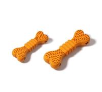 CHUGUIHAU Take a Shot of Two Dogs, Teeth Grinding, Toys, Food Leakage, Soft Thorns, Teething, Small and Medium-Sized Dogs, Special Boring Nails, Bone Shapes, bite-Resistant pet Toys