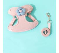 CHUGUIHAU Two Pieces of Retractable Tiger Fur pet Leash for Going Out Dog and cat Chest Harness pet Clothes Walking Dog Leash is Suitable for pet Walking, Jogging, and Training