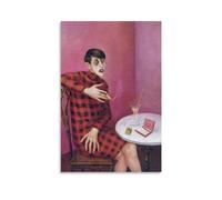 CHUHUAN Portrait of The Journalist Sylvia Von Harden Otto Dix Painter Poster Print Photo Art Painting Canvas Poster Home Modern Decor Posters 20x30inch(50x75cm)
