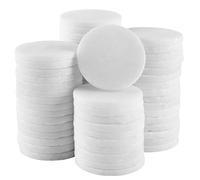 CHUIFAI Pack of 60 White Stones for Painting, Flat, 63 mm Diameter, Smooth Flat Natural Stones, Round Pebbles for Mandala Painting and Art Projects