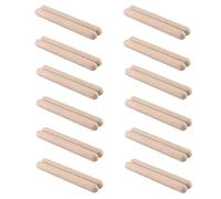 CHUIFAI Set of 24 20 cm Tonewood Rhythm Sticks Set, 2 cm Tonewood Instrument, Wooden Chime Bars for Drums, Bands, Music Lessons