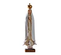Chukamalilayi Virgin Mary Our Lady Of Fatima Statue, Resin Grace Blessed Virgin Mary Statue Religious Figurine Sculpture, Magnificent Workmanship Crafted In Great Detail For Home Decorations - 21cm