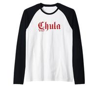 Chula Latina Cool Women Girls Cinco de Mayo Spanish Mexican Raglan Baseball Tee
