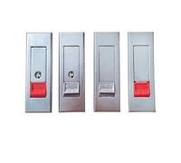 CHULKJFX Cinet Door Lock Zinc Alloy Push Button Compression Trigger Flush Latch Mechanical Box 1Pcs