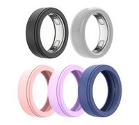 CHULN 5 Pieces Protective Cases Compatible with Oura Ring 5, Compatible Silicone Case for Oura Ring 5 Case, Prevents Scratches, Abrasion