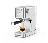 CHULUX Kom-Pro 20 Bar Espresso Machine, Semi-Automatic Stainless Steel Coffee Machine with Milk Frother
