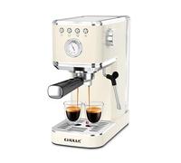 CHULUX - Slim Espresso Machine with Milk Frother, 20 Bars, Professional Semi Automatic Espresso Coffee Machine for Homemade Cappuccino Latte Espresso Coffee Maker, Creamy