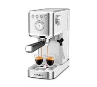 CHULUX - Slim Espresso Machine with Milk Frother, 20 Bars, Professional Semi Automatic Espresso Coffee Machine for Cappuccino Latte Home Espresso Coffee Maker