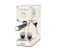 CHULUX - Slim Espresso Machine with Milk Frother, 20 Bars, Professional Semi Automatic Espresso Coffee Machine for Homemade Cappuccino Latte Espresso Coffee Maker, Creamy