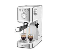 CHULUX - Slim Espresso Machine with Milk Frother, 20 Bars, Professional Semi Automatic Espresso Coffee Machine for Cappuccino Latte Home Espresso Coffee Maker