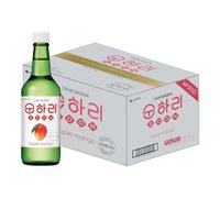 Chum Churum Korean Soju 350ml (20 Bottles) - Fruit Flavoured & Classic Spirit - 12%-16.5% Alc Vol - Alcoholic Beverage (Apple Mango)