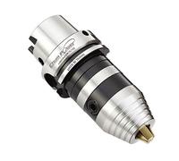 Chum Power 1/64"-1/2" HSK63A Hex Key Drill Chuck Holder, 400-750 Kgf-cm, Titanium Jaws