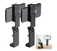 CHUMHU Airplane Phone Holder, 2 pcs Phone Holder for Plane Travel, Aeroplane Phone Hold er, Phone Ho lder for Pl ane, Suitable for Daily Office, Watching TV Series at Home, Flying