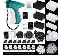 Chumia 3576 Pcs Tagging Gun Clothes Garment Tag Attacher Kit with Needles Standard Plastic Barbs Fasteners Hang Label Strings Gourd Safety Pins Retail Price Size Label for Warehouse(Black, White)