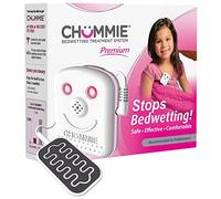 Chummie Premium Bedwetting Alarm for Deep Sleepers - Award Winning, Clinically Proven System with Loud Sounds, Bright Lights and Strong Vibrations, Pink