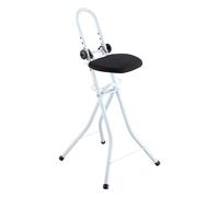 Chums Adjustable Folding Perching Stool with Padded Seat & Backrest Chums Multicolor