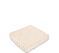 Chums Booster Cushion for Dining Chairs 3-Inch Height Thick Padding 100% Cotton Cover Cream One Size