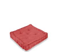 Chums Booster Cushion for Dining Chairs 3-Inch Height Thick Padding 100% Cotton Cover Terracotta One Size