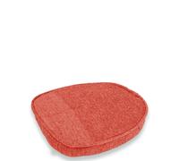 Chums Chenille Plain Dining Seat Pads Pack Of Two in Terracotta Chums Terracotta